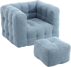 Bean Bag Chair - Comfy Lazy Chair with Memory Foam, Cozy BeanBag Chairs for Adults - ALINDA DECOR