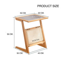 โต๊ะกาแฟ ดีไซน์หวายสาน สไตล์มินิมอล เครื่องใช้ในบ้าน/เฟอร์นิเจอร์/โต๊ะ