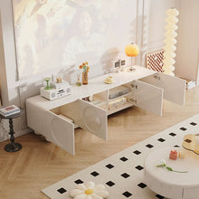 Cream Style French TV Cabinet Small Apartment Living Room - ALINDA DECOR