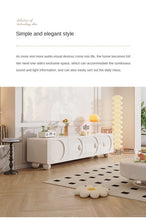 Cream Style French TV Cabinet Small Apartment Living Room - ALINDA DECOR