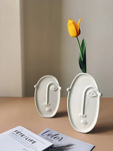 Creative Nordic Ceramic Vase Simple Face Decoration - ALINDA DECOR