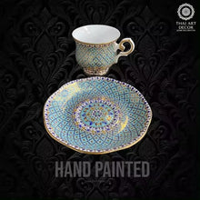 WINDSOR Cup And Saucer 200 ML Handpainted Premium Handicraft Best Seller From Thailand Luxury Collection