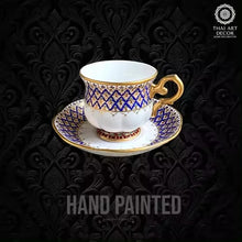 WINDSOR Cup And Saucer 200 ML Handpainted Premium Handicraft Best Seller From Thailand Luxury Collection