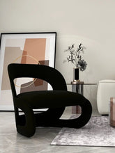 Design Modern Simple Chair Back Support black Living Room - ALINDA DECOR