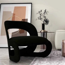 Design Modern Simple Chair Back Support black Living Room - ALINDA DECOR