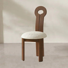 Dining Chair Creative Design Walnut Color - ALINDA DECOR