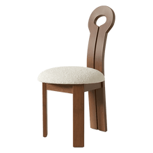 Dining Chair Creative Design Walnut Color - ALINDA DECOR