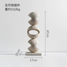 Dnnni Endless Ball Ornaments Resin Simple and Modern Furnishings Living Room - ALINDA DECOR