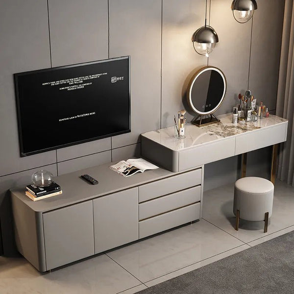 Dressing table + mirror + TV Cabinet - ALINDA DECOR