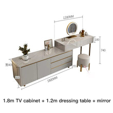 Dressing table + mirror + TV Cabinet - ALINDA DECOR