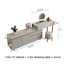 Dressing table + mirror + TV Cabinet - ALINDA DECOR