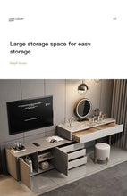 Dressing table + mirror + TV Cabinet - ALINDA DECOR