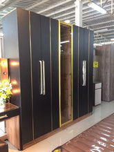 ชุดห้องนอนครบเซ็ท รุ่น-แบล็คโกล เตียง+ตู้ผ้า+โต๊ะแป้ง - ALINDA DECOR
