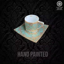 EXTREME 230 ml ONE Tea Coffee Cup And Saucer Handpainted Premium Handicraft Best Seller From Thailand Luxury Collection - ALINDA DECOR