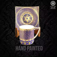 EXTREME 230 ml ONE Tea Coffee Cup And Saucer Handpainted Premium Handicraft Best Seller From Thailand Luxury Collection - ALINDA DECOR