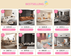 Furniture set dressing table Model No.S348 - ALINDA DECOR