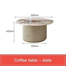 Glass Coffee Table TV Cabinet Rectangle Center Tables White Display Sideboard With Drawers Round Corners Muebles Room Furniture - ALINDA DECOR