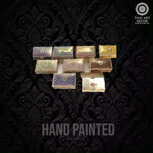 Jewelry Name Card Case Hand Painted In Traditional Thai Design With Love By Our In House Artisans Luxury Collection - ALINDA DECOR