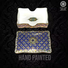 Jewelry Name Card Case Hand Painted In Traditional Thai Design With Love By Our In House Artisans Luxury Collection - ALINDA DECOR