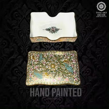 Jewelry Name Card Case Hand Painted In Traditional Thai Design With Love By Our In House Artisans Luxury Collection - ALINDA DECOR
