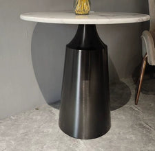 Light Luxury and Simplicity Post - Modern Marble Conference Table - ALINDA DECOR