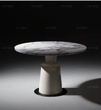 Light Luxury and Simplicity Post - Modern Marble Conference Table - ALINDA DECOR
