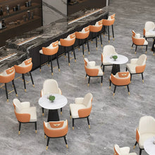 Light Luxury and Simplicity Post - Modern Marble Conference Table - ALINDA DECOR