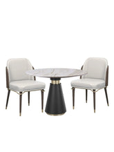 Light Luxury and Simplicity Post - Modern Marble Conference Table - ALINDA DECOR