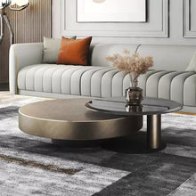 Living Room Multi Function Nesting Coffee Table minimalist combination iron coffee table - ALINDA DECOR
