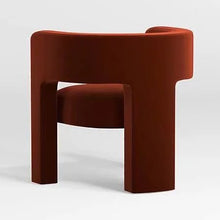 Modern design sculpt chair Dining Chair fabric upholstered living room furniture lounge chair - ALINDA DECOR