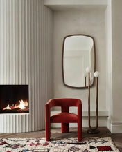 Modern design sculpt chair Dining Chair fabric upholstered living room furniture lounge chair - ALINDA DECOR