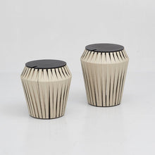 multifunction round storage stool ottoman - ALINDA DECOR