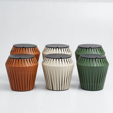 multifunction round storage stool ottoman - ALINDA DECOR