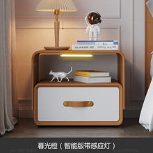 นอร์ดิกที่เรียบง่าย nightstands ตู้เก็บของห้องนอนมินิโต๊ะข้างเตียงมีลิ้นชักยืนภายในเฟอร์นิเจอร์ nachtttisch - ALINDA DECOR