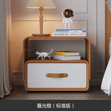 นอร์ดิกที่เรียบง่าย nightstands ตู้เก็บของห้องนอนมินิโต๊ะข้างเตียงมีลิ้นชักยืนภายในเฟอร์นิเจอร์ nachtttisch - ALINDA DECOR