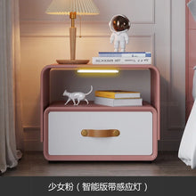นอร์ดิกที่เรียบง่าย nightstands ตู้เก็บของห้องนอนมินิโต๊ะข้างเตียงมีลิ้นชักยืนภายในเฟอร์นิเจอร์ nachtttisch - ALINDA DECOR