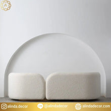 Nordic Style Stretch Sofa Velvet Bed Tatami Longue Couch Floor White Unusual Designer Luxury Canape Salon Living Home Furniture - ALINDA DECOR