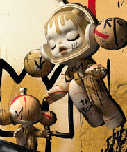 POP MART MEGA α SKULLPANDA 1000% JEAN - MICHEL BASQUIAT - ALINDA DECOR