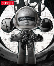 POP MART MEGA α SKULLPANDA 400% JEAN - MICHEL BASQUIAT - ALINDA DECOR