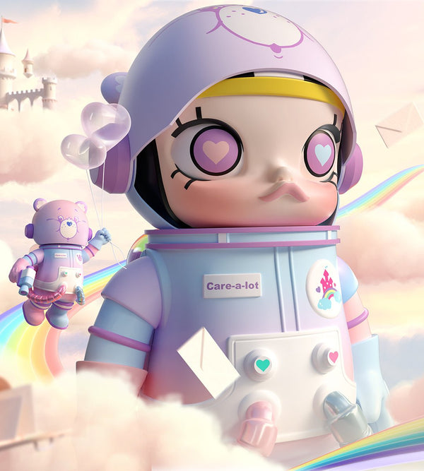 POP MART MEGA Space Molly 1000% Care - a - Lot Bear - ALINDA DECOR