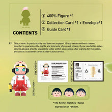 POP MART MEGA Space Molly 400% Chibi Maruko - chan - ALINDA DECOR