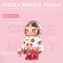 POP MART MEGA Space Molly 400% Heartbeat - ALINDA DECOR