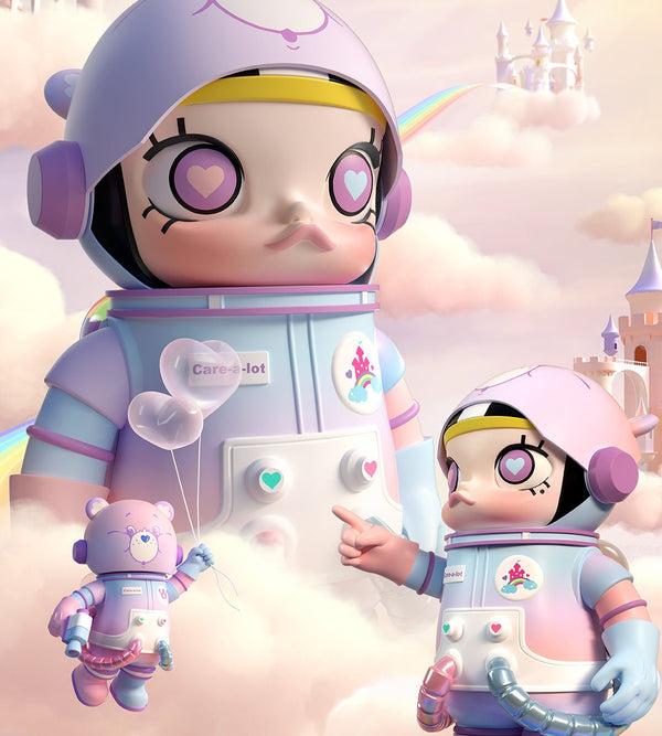 POP MART MEGA Space Molly 400%+100% Combo Care - a - Lot Bear - ALINDA DECOR