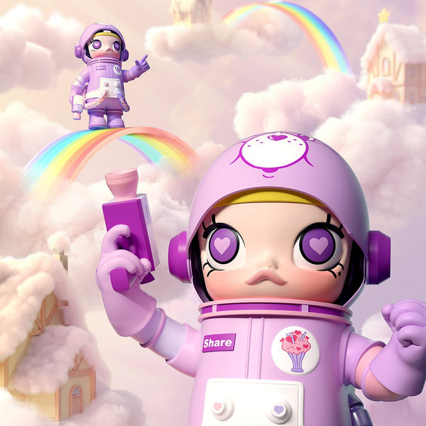 POP MART MEGA Space Molly 400%+100% Combo Share Bear - ALINDA DECOR