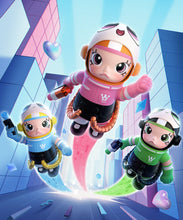 POP MART MEGA Space Molly 400%+100% Combo The Powerpuff Girls - Blossom - ALINDA DECOR