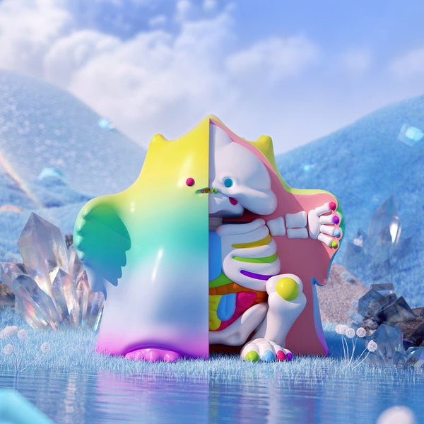 POP MART MEGA YUKI 400% Rainbow - ALINDA DECOR