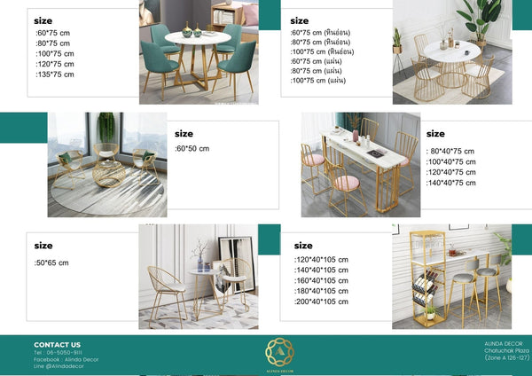 Restaurant/Bar Furniture ARB01 - ALINDA DECOR