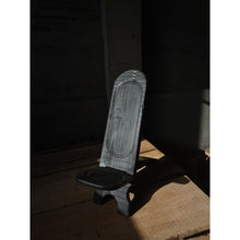 Shanhai Jimu Workshop, Pure Hand-Carved Wood Folding Night Guard Chair, Coffee Chair African Tribe Fork Chair