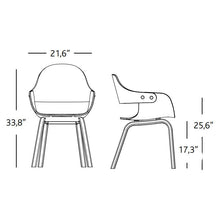 Showtime Nude Wood Chair - ALINDA DECOR