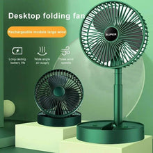 Stand Fan 6 Inch Folding Portable Telescopic Floor/USB with Rechargeable Battery 3 Speeds Super Quiet Adjustable Height - ALINDA DECOR